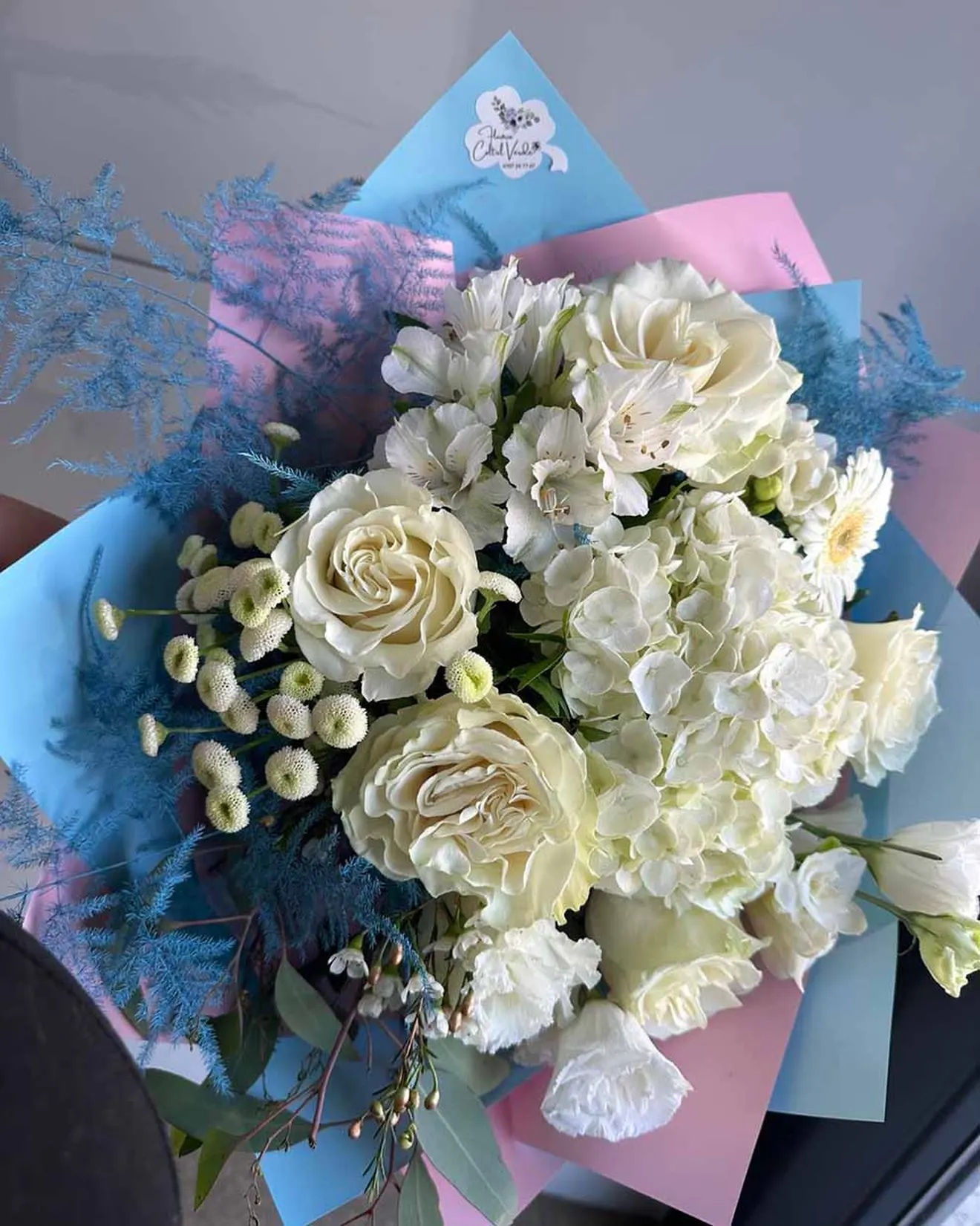 Buchet "Simfonie albă"