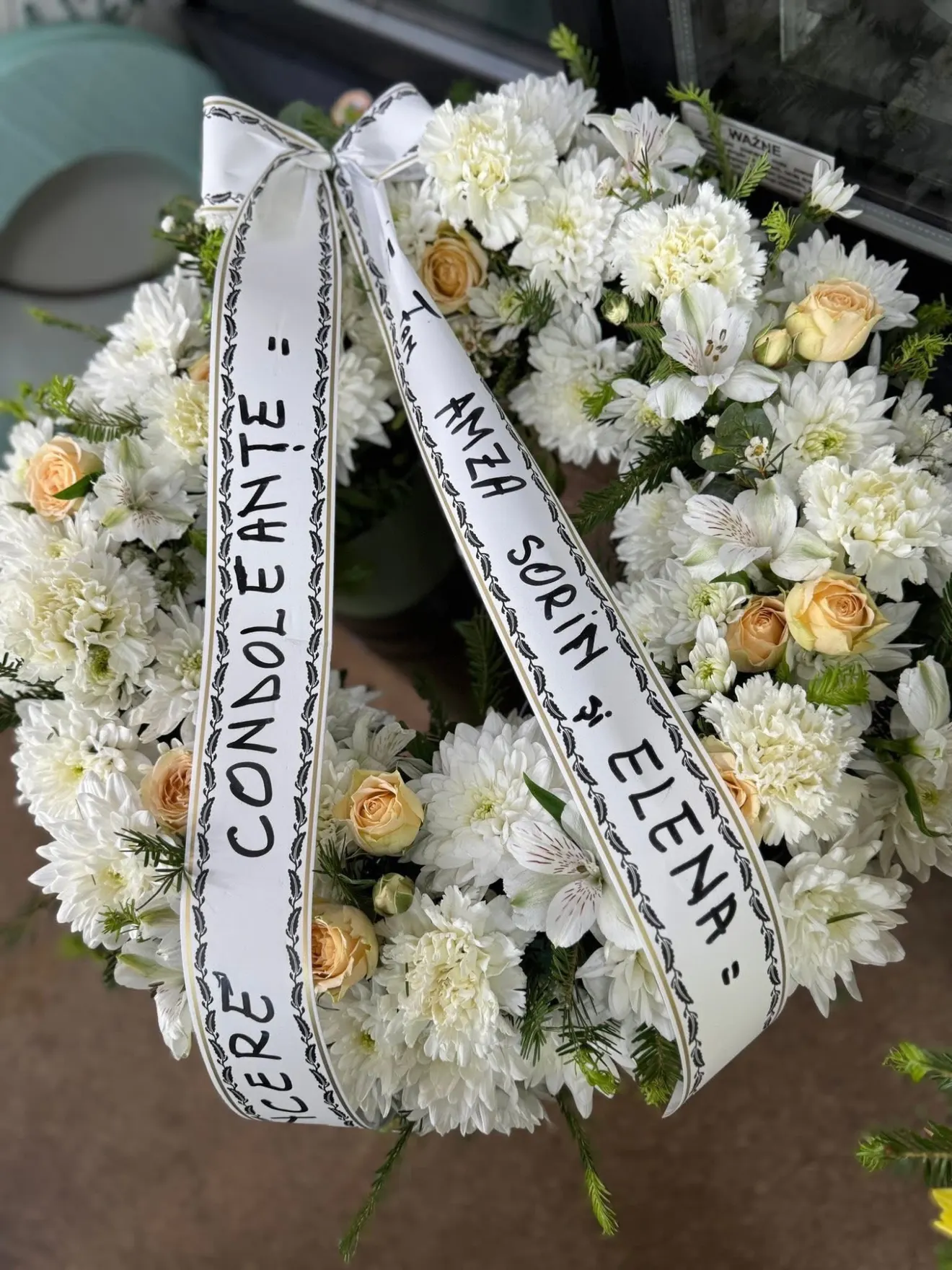 Coroană funerară "Clar de lună"